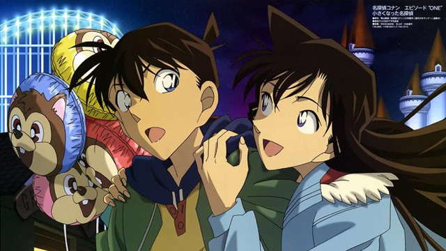 Shinichi và Ran - 2 nhân vật chính trong bộ truyện tranh nổi tiếng Conan