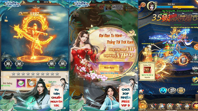 Game có 3 class cho bạn lựa chọn